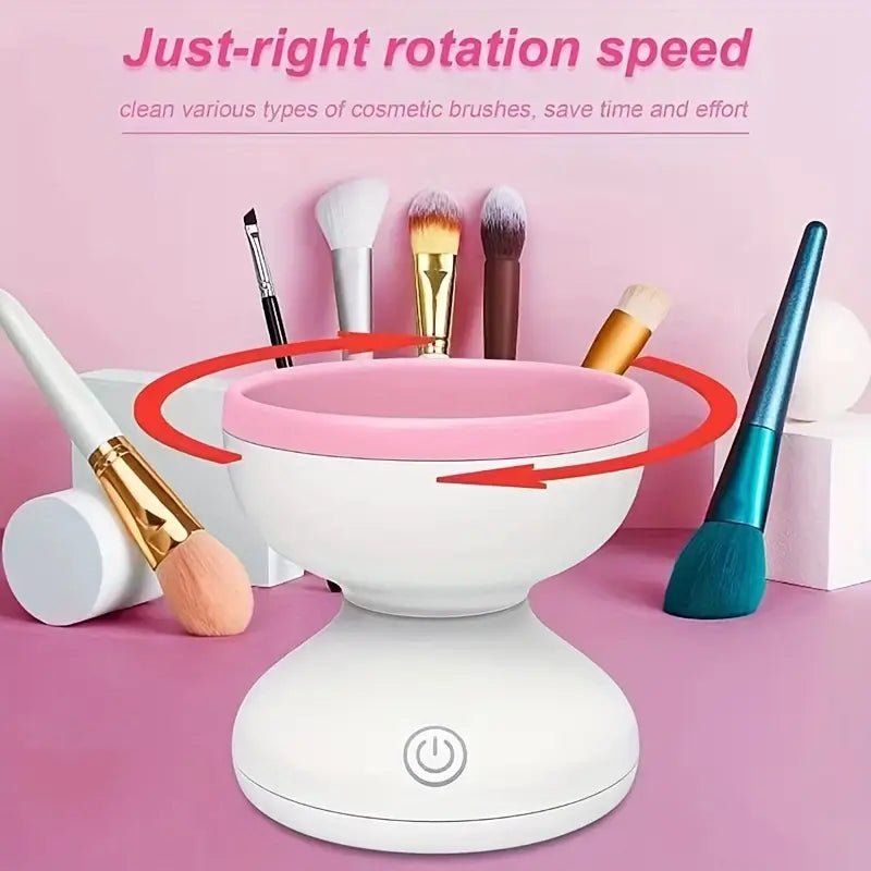 Automatic Makeup Brush Cleaner | Quick brush Cleaning - GLAMLUX