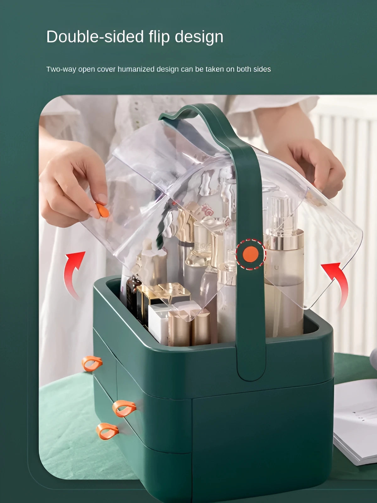 Acrylic Cosmetic Organizer | Eliminate Clutter quickly