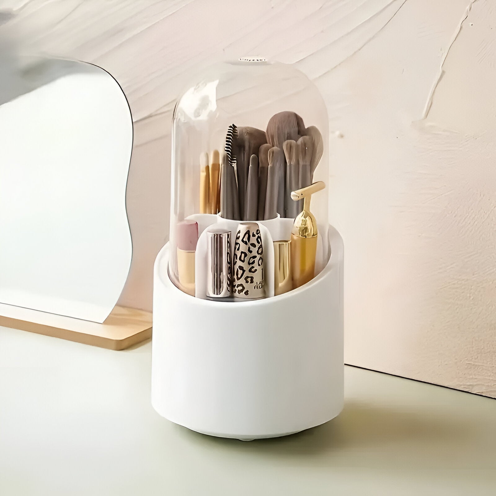 Makeup Brush Storage Box | Neat Safe Stylish - GLAMLUX