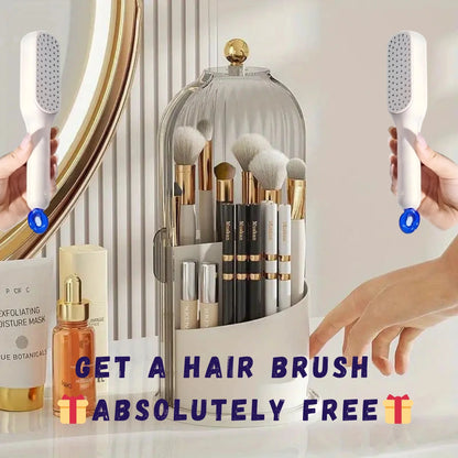 360° Rotatable Makeup Organizer | Find Everything in a Spin